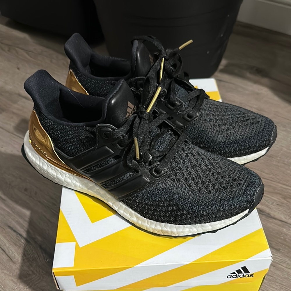 Adidas Black Adidas Ultraboost 2.0 LTD GOLD Gold Sneakers